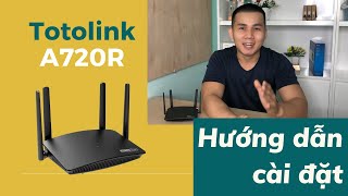 🔴 Cài đặt Totolink A720R  Đổi mật khẩu wifi A720R [upl. by Miru]