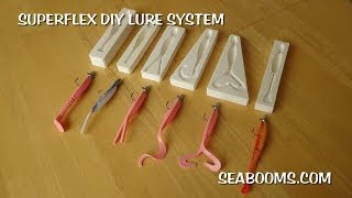 Superflex DIY fishing lure making system step by step instructions [upl. by Odlabu]