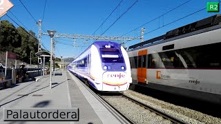 Rodalies Barcelona  Palautordera R2  Renfe 447  Civia  449 [upl. by Betz]