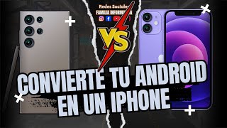 Convierte tu ANDROID en un IPHONE [upl. by Kinom628]