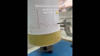 Spirometery Physiology Practicalmedschool medschoolvlogs medschoolmotivation mbbsstudent [upl. by Llesig407]