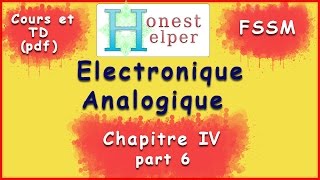 chap4 part 6 L’amplificateur opé Electronique Analogique Pr ankrim [upl. by Yecam]