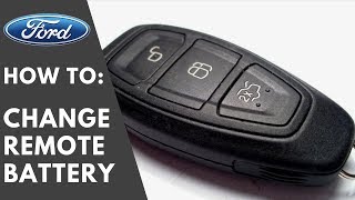 BEST and SAFE  How to change Ford keyless remote key battery  Focus Kuga CMax Mondeo Fiesta [upl. by Nosreffej]