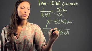 How to Convert Length From Centimeters to Picometers  Math Education [upl. by Oicnaneb]