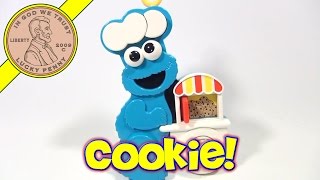 Sesame Street Cookie Monster Cookie Cart Baby Crib Toy 1990 Playskool Toys [upl. by Ateiram]