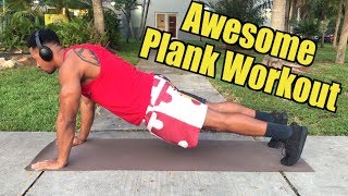 BEGINNER PLANK WORKOUT [upl. by Mushro]