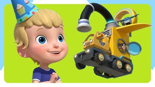 Rusty’s Theme Park amp Giant Vacuum 🎢 ⚒️ Spin Kids Cartoon Treehouse  Rusty Rivets [upl. by Aubin93]