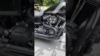 Harley Dyna with Thunderheader Exhaust [upl. by Ahsil]