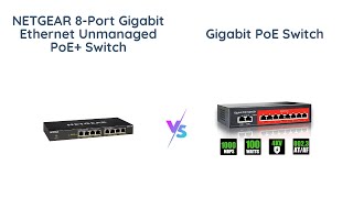 NETGEAR GS308PP vs STEAMEMO PoE Switch Which One to Choose [upl. by Nyluqcaj965]