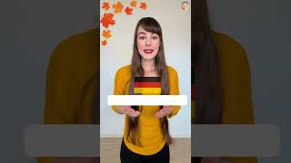 Wortschatz Wetter amp Kleidung im Herbst learngerman deutschkurs deutschlernen [upl. by Haodnanehs]