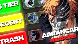 TYPE SOUL UPDATED Arrancar Weapon Tierlist [upl. by Vito]