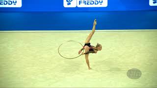 PODGORSEK Aleksandra SLO  2017 Rhythmic Worlds Pesaro ITA  Qualifications Hoop [upl. by Akined677]