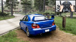 2004 Subaru WRX STI  Forza Horizon 5  Steering Wheel Gameplay [upl. by Tallula]