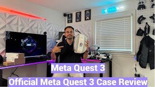 Meta  Oculus Quest 3 Official Carrying Case Accessory Review  Improved From Quest 2 Case [upl. by Ifar835]