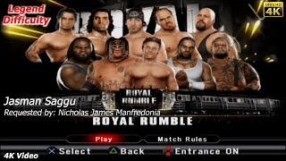 WWE SmackDown vs Raw 2009  CM Punk vs 9 other wrestlers  10 Man Royal Rumble  Nicholas James M [upl. by Parlin]