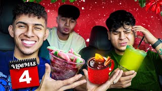 WE TRIED THE WEIRDEST HOLIDAY DRINKS EVER  VLOGMAS 4 [upl. by Harpole]