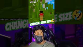 Minecraft ൽ Steve Size ചെറുതായി 😂  shorts minecraft gta5shinchan comedy funny games gta [upl. by Belac]