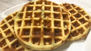 KETO CHAFFLE RECIPE  BEST SAVORY KETO CHAFFLE [upl. by Aribold949]