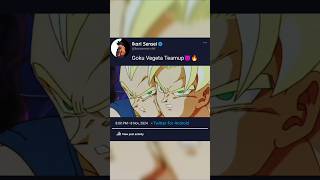 Goku Vegeta Teamup😈🔥DBZ Edits goku shorts anime [upl. by Hoi]