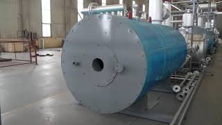 Dual Fuel Gas Oil Fired Thermal Oil Boiler Heat Transfer Oil Boiler For Spinning Plant spinning [upl. by Jovitah]