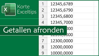 Getallen afronden vs minder decimalen tonen [upl. by Cianca871]