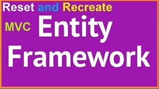Reset Entity Framework Migrations Asp MVC ارجاع الاعدادات الافتراضية [upl. by Landy]