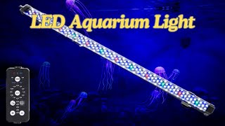 Hygger Submersible LED Aquarium Light Review  Vivid Colors amp 247 Natural Cycle for Your Fish Tank [upl. by Skoorb]