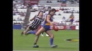 1990 Reserves Grand Final Torrens 1712 114 Port 1111 77 1st half [upl. by Eimmaj]