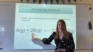 Knole Academy  Science  Mrs I Slade  Altering Conditions Le Chateliers Principle [upl. by Grube]