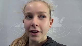 Katelyn Tuohy After Setting 5K National Record At VA Showcase [upl. by Stace55]