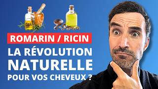 Huile Ricin et Romarin  Remèdes efficaces contre la calvitie [upl. by Aienahs]