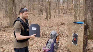 223 amp 556 vs Stacked Level IIIA Body Armor at 100 yards Part 2 [upl. by Aney]