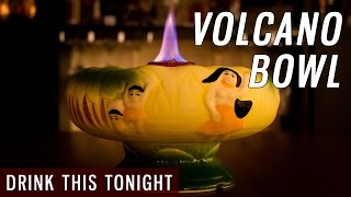 How to Make a Volcano Bowl  Drink this Tonight 31 [upl. by Siuqram]