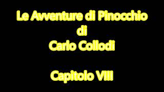 Audiolibro C Collodi Le Avventure di Pinocchio  Capitolo VIII [upl. by Mossman]