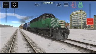 New Update SD402 in Train and Rail Yard Simulator [upl. by Ahseikal998]