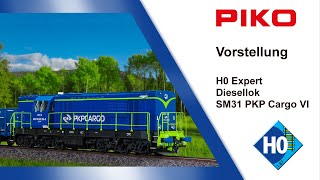 PIKO V127 H0 Expert Diesellok SM31 PKP Cargo VI 52300 [upl. by Lipp428]