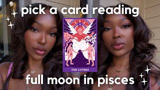 full moon in pisces ✯ pick a card reading ✯ taking control over your fate [upl. by Wolenik]