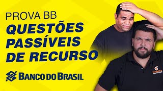 Concurso Banco do Brasil 2023 Questões Passíveis de Recurso  Provas A B e C [upl. by Namzed]