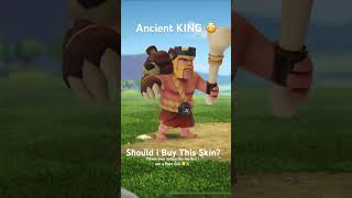 Ancient King Primal king skin clashofclans coc clashofclansvideos gaming supercell kingcoc [upl. by Yeldah]