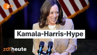 Kamala Harris Die TrumpRivalin holt auf  auslandsjournal [upl. by Darren]