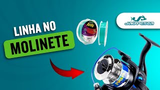 Como colocar Linha no Molinete Aqui nós te Ensinamos  TUTORIAL COMPLETO🐟 [upl. by Valaree468]