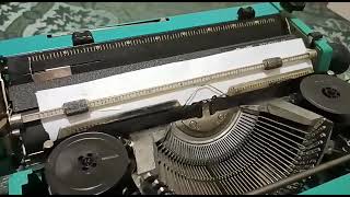 MAQUINA DE ESCRIBIR OLIVETTI STUDIO 45 [upl. by Kazim800]