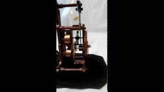 Antique Micro Flying Clock Flying Ball Pendulum [upl. by Enelloc]