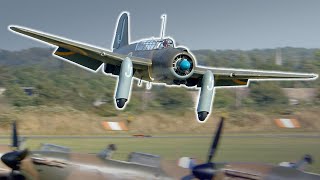 SAAB B17 Duxford Battle of Britain Air Show 2024 [upl. by Ronda]