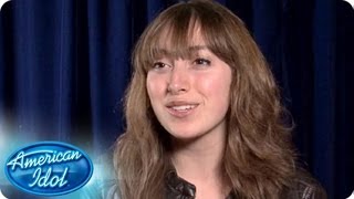 Michelle Zarlenga Road To Hollywood Interviews  AMERICAN IDOL SEASON 12 [upl. by Wind]