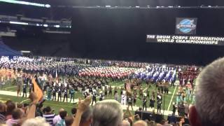 Carolina Crown 2013 Scores  Crowd Reaction [upl. by Aluin593]