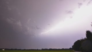 Timelapse noodweer boven Nederland [upl. by Templia]