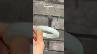 0094 Pale Green Jadeite Jade Bangle Size 567 huajade jade [upl. by Doro257]