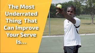 Tennis Serve The Most Underrated Thing That Can Improve Your Serve Is [upl. by Lorak650]