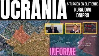 SITUACION EN EL FRENTE RUSOS QUIEREN LLEGAR A DNIPRO FRENTE TORETSK SE REACTIVA AVANCES DETALLES [upl. by Kordula]